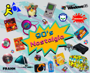 90s Nostalgic Advertising Social Share Graphic
